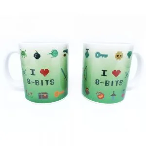 Caneca Geek Gamer I Love 8 Bits - Imagem 3