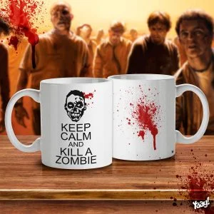 Caneca Geek Zumbi - Keep Calm and Kill a Zombie - Imagem 3