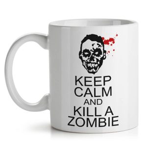 Caneca Geek Zumbi - Keep Calm and Kill a Zombie - Imagem 2
