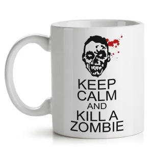 Caneca Geek Zumbi - Keep Calm and Kill a Zombie - Imagem 2