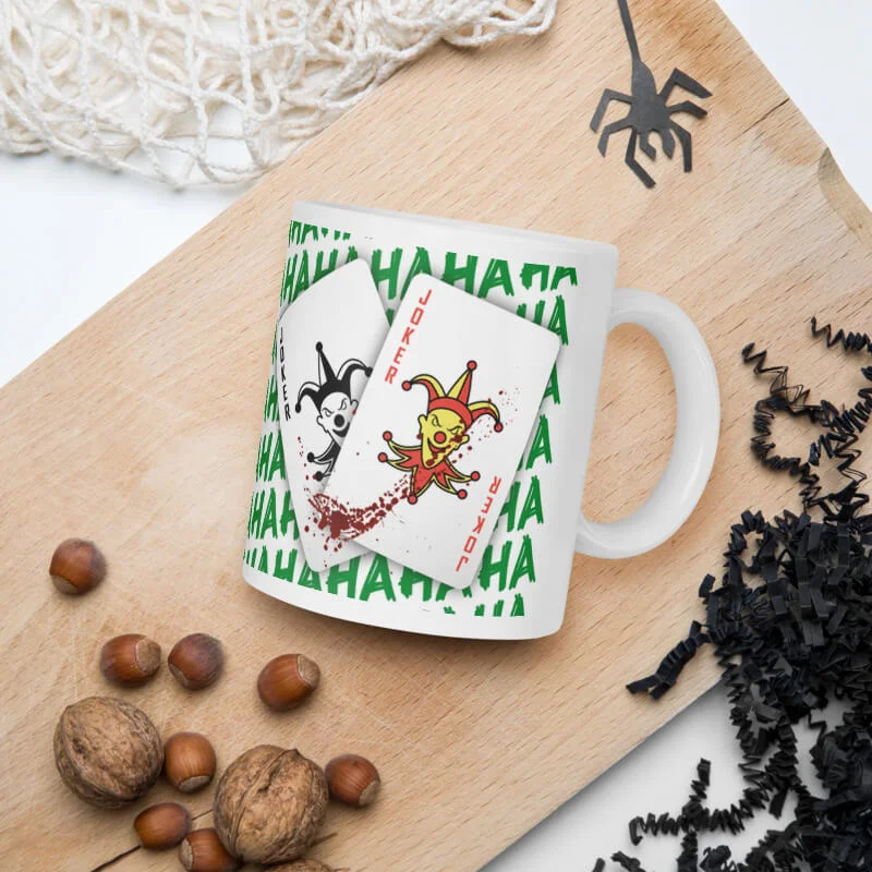 Caneca Curinga Joker Hahaha verde presente criativo geek (1)