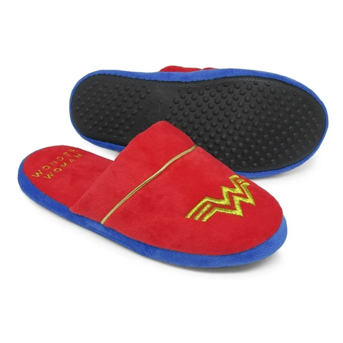 chinelo de quarto Pantufa Mulher Maravilha presente geek e nerd