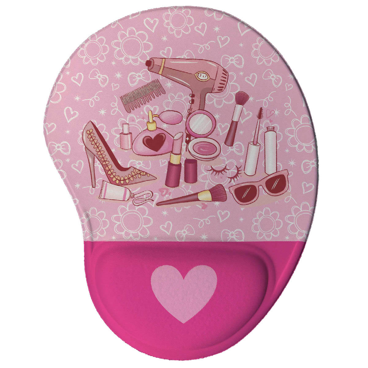Mouse pad Criativo Charmosa Rosa 1