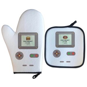 Kit Luva Térmica Gamer Retrô Branco