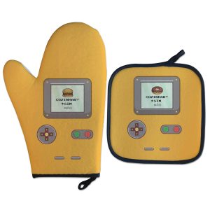 Kit Luva Térmica Gamer Retrô Laranja