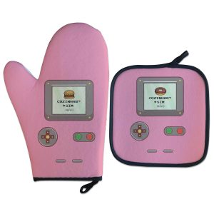 Kit Luva Térmica Gamer Retrô Rosa