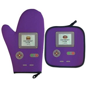 Kit Luva Térmica Gamer Retrô Roxo