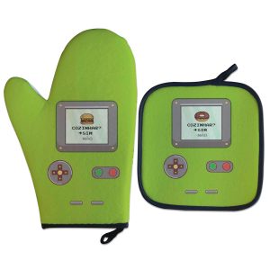 Kit Luva Térmica Gamer Retrô Verde
