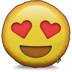 Almofada Emoji Amor - Presente Criativo Geek