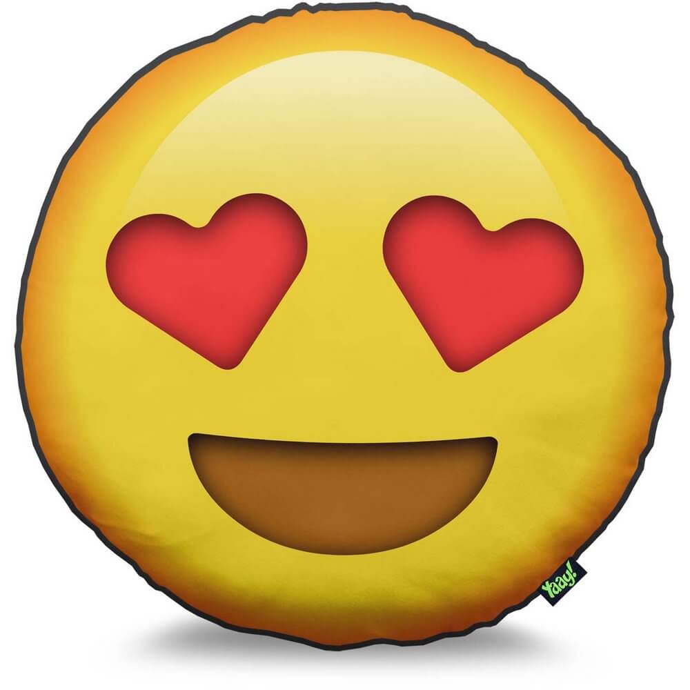 Almofada Emoji Amor - Presente Criativo Geek Almofada Emoji Amor - Presente Criativo Geek