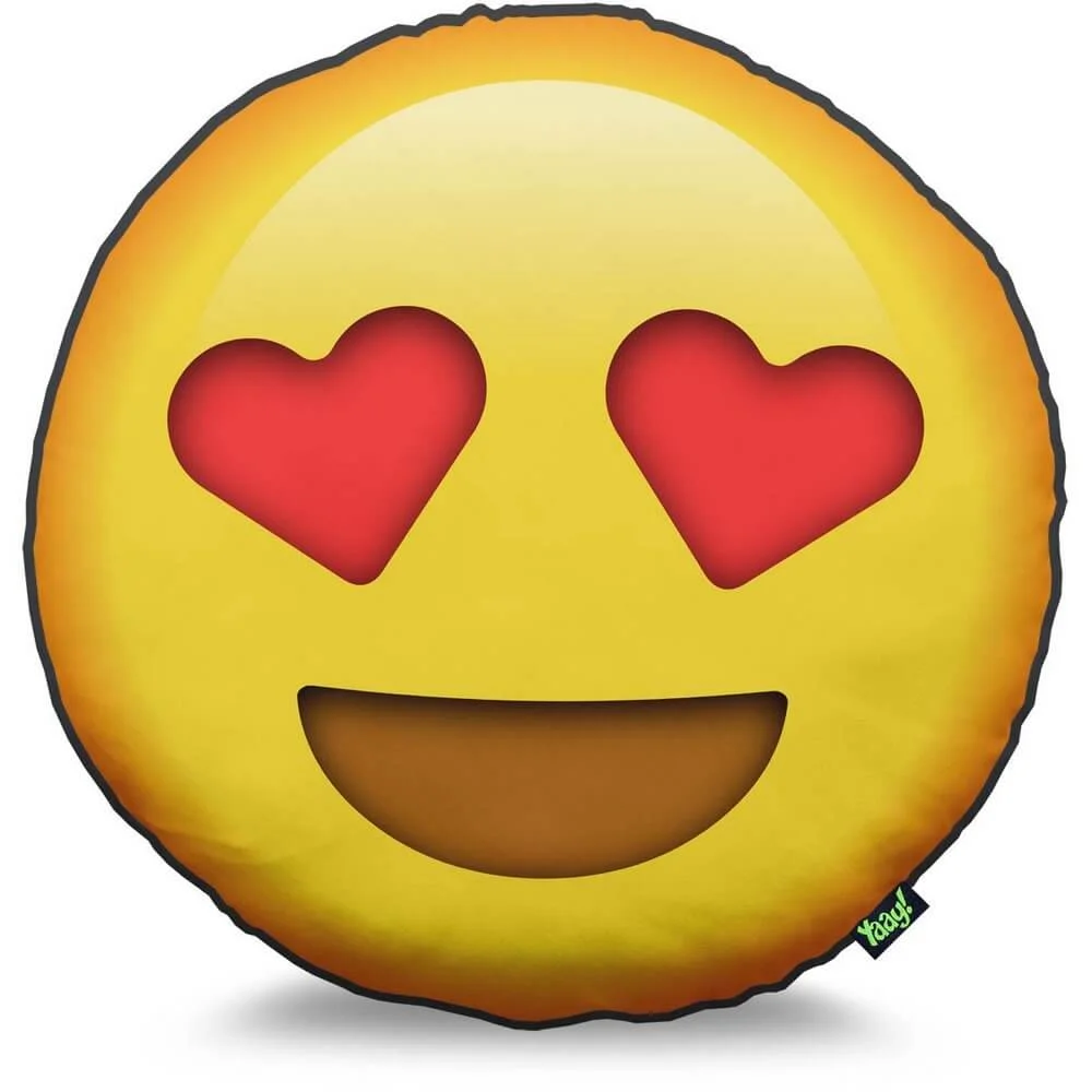 Almofada Emoji Amor - Presente Criativo Geek Almofada Emoji Amor - Presente Criativo Geek