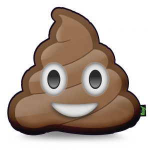 Almofada Emoji Cocozinho Poop - Presente Criativo Geek
