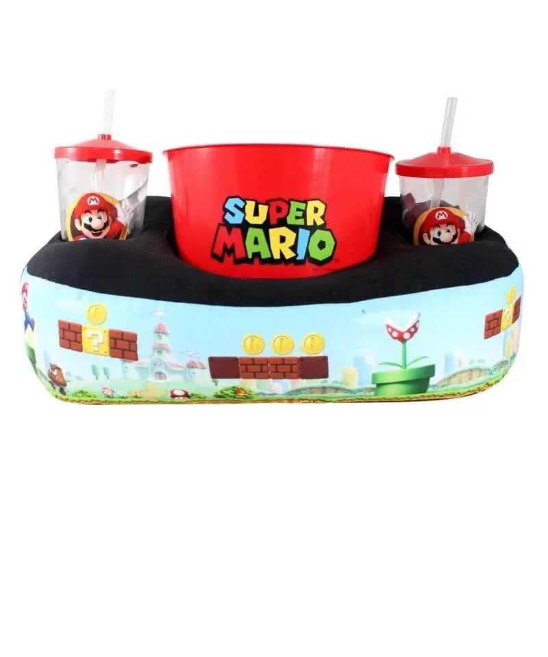 Almofada Porta Pipoca Mario Cenario - Presente Criativo Geek