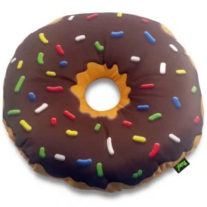 Almofada Rosquinha Donut Chrocolate - Presente Criativo Geek