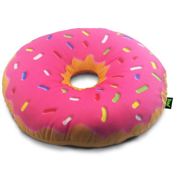 Almofada Rosquinha Donut Morango - Presente Criativo Geek