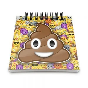 Bloco de Notas Emoji Cocozinho Poop - Presente Criativo Geek
