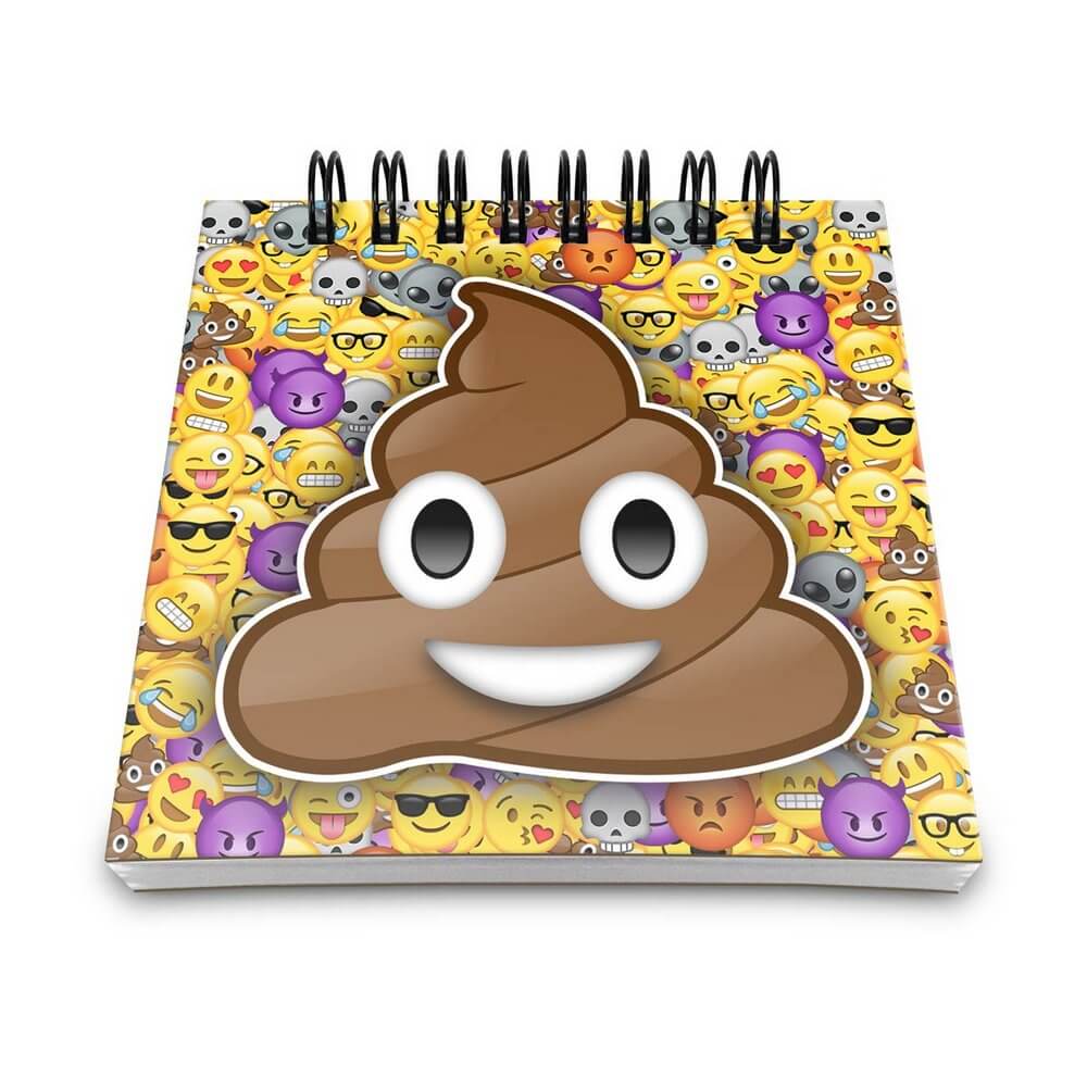 Bloco de Notas Emoji Cocozinho Poop - Presente Criativo Geek Bloco de Notas Emoji Cocozinho Poop - Presente Criativo Geek