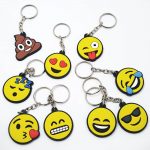 Chaveiro Emborrachado Emoji Óculos de Sol – Presente Criativo Geek 3