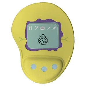 Mouse Pad Bichinho Virtual Tamagotchi Amarelo