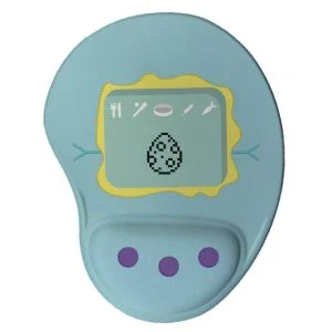 Mouse Pad Bichinho Virtual Tamagotchi Azul