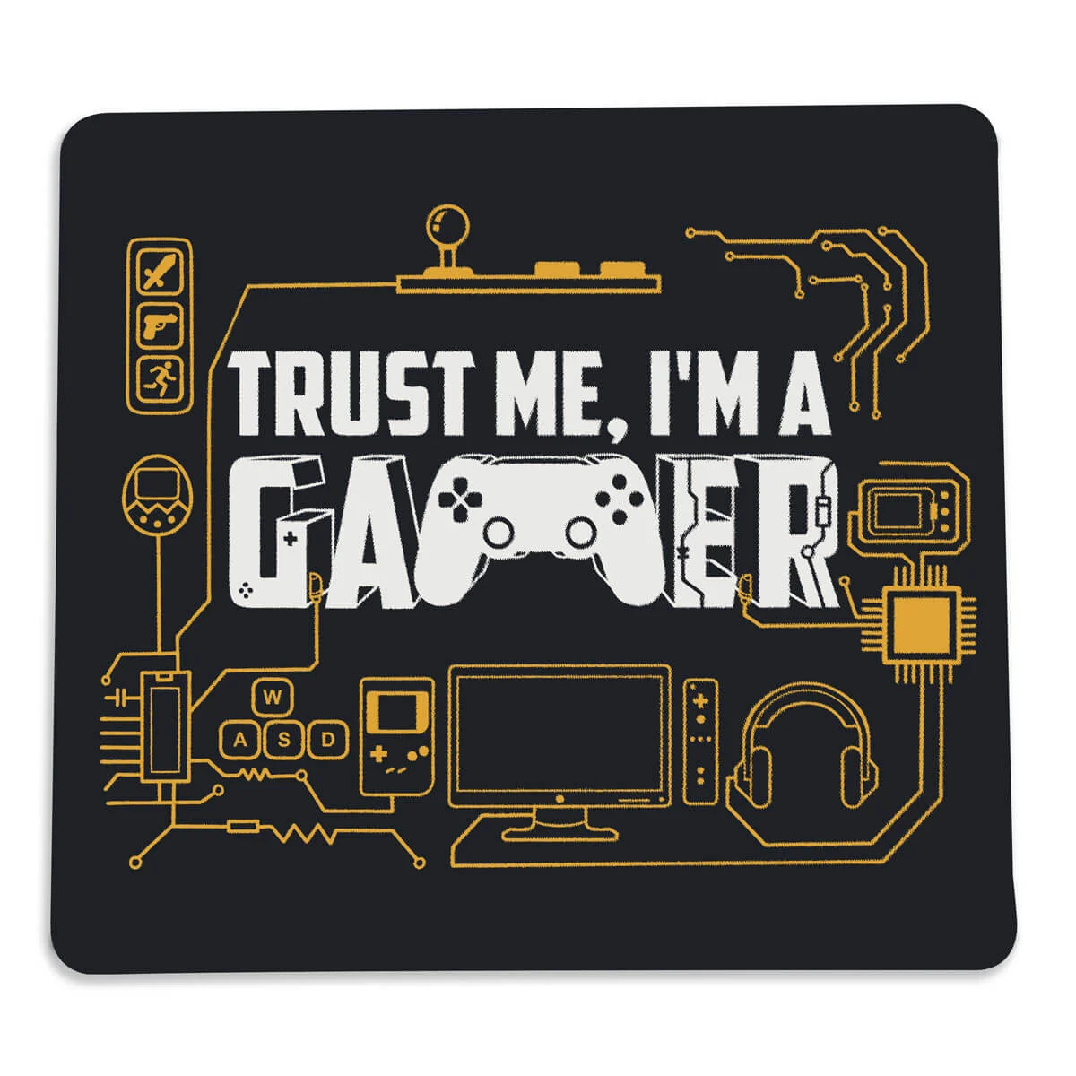 Mouse pad Retangular Trust Me I'm a gamer Mouse pad Retangular Trust Me I'm a gamer