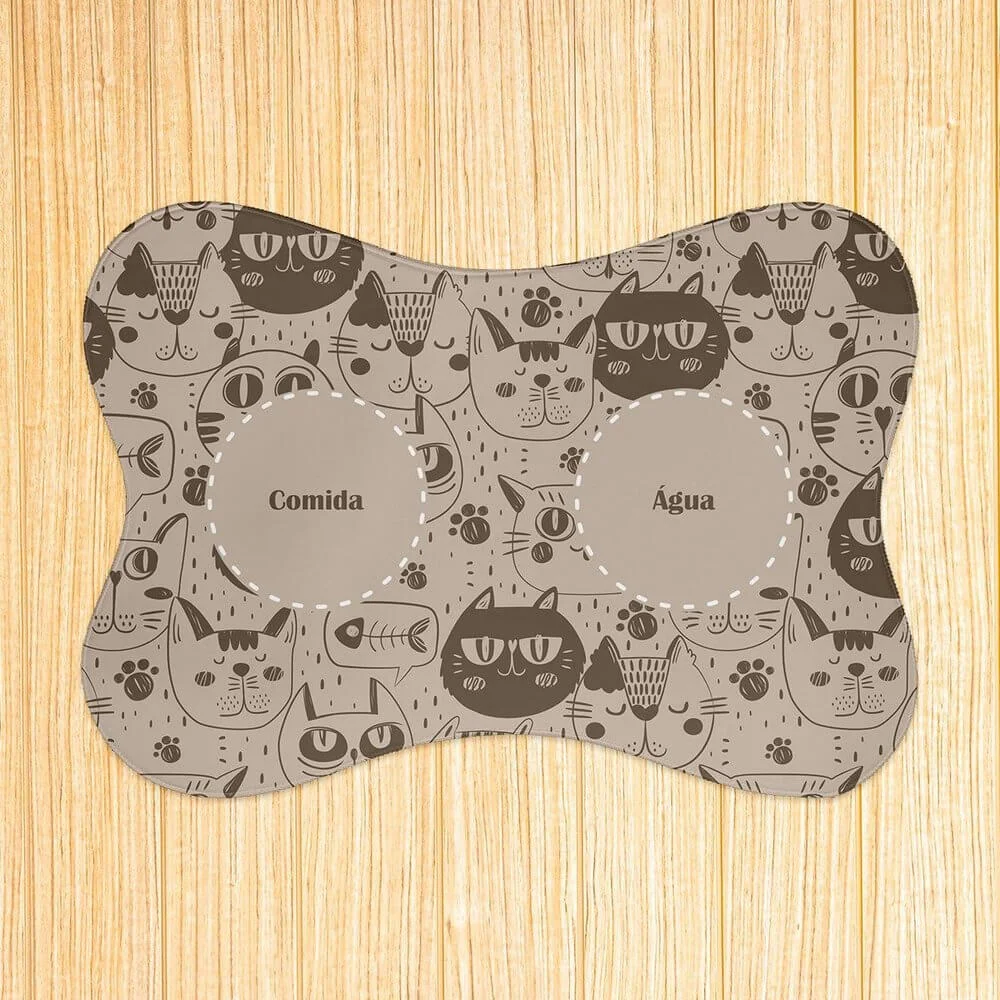 Tapete Pet Gatinhos Miau - Presente Criativo Geek 2