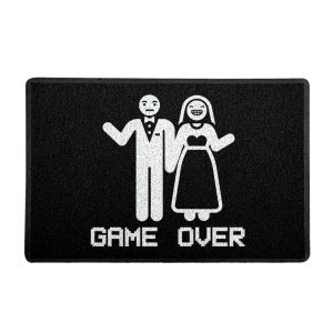 Capacho Game Over Casamento - Presente Criativo Geek