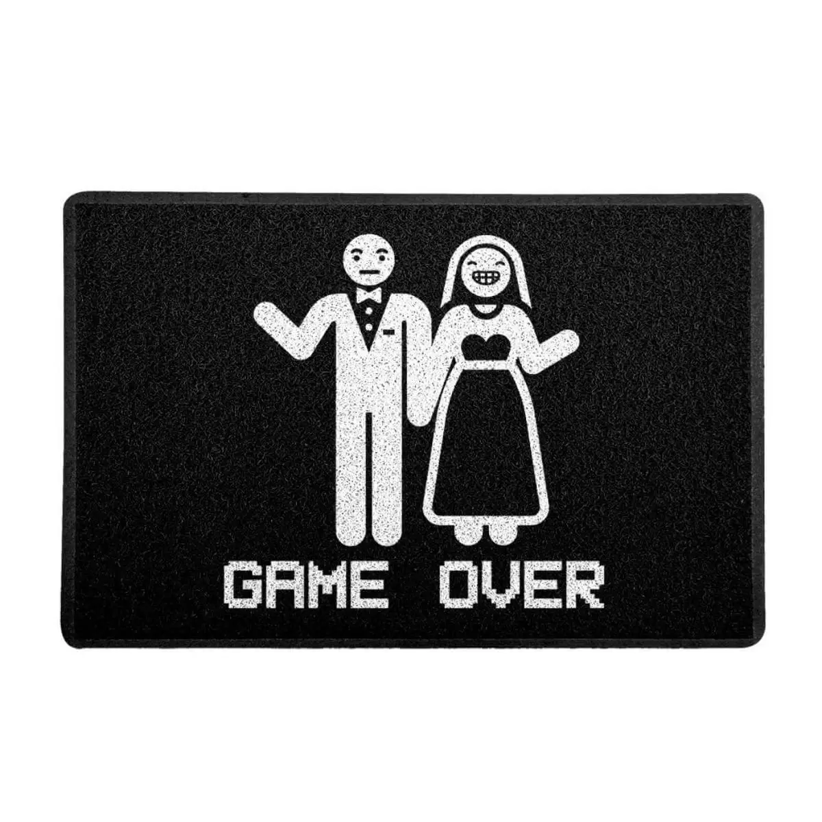 Capacho Game Over Casamento - Presente Criativo Geek Capacho Game Over Casamento - Presente Criativo Geek