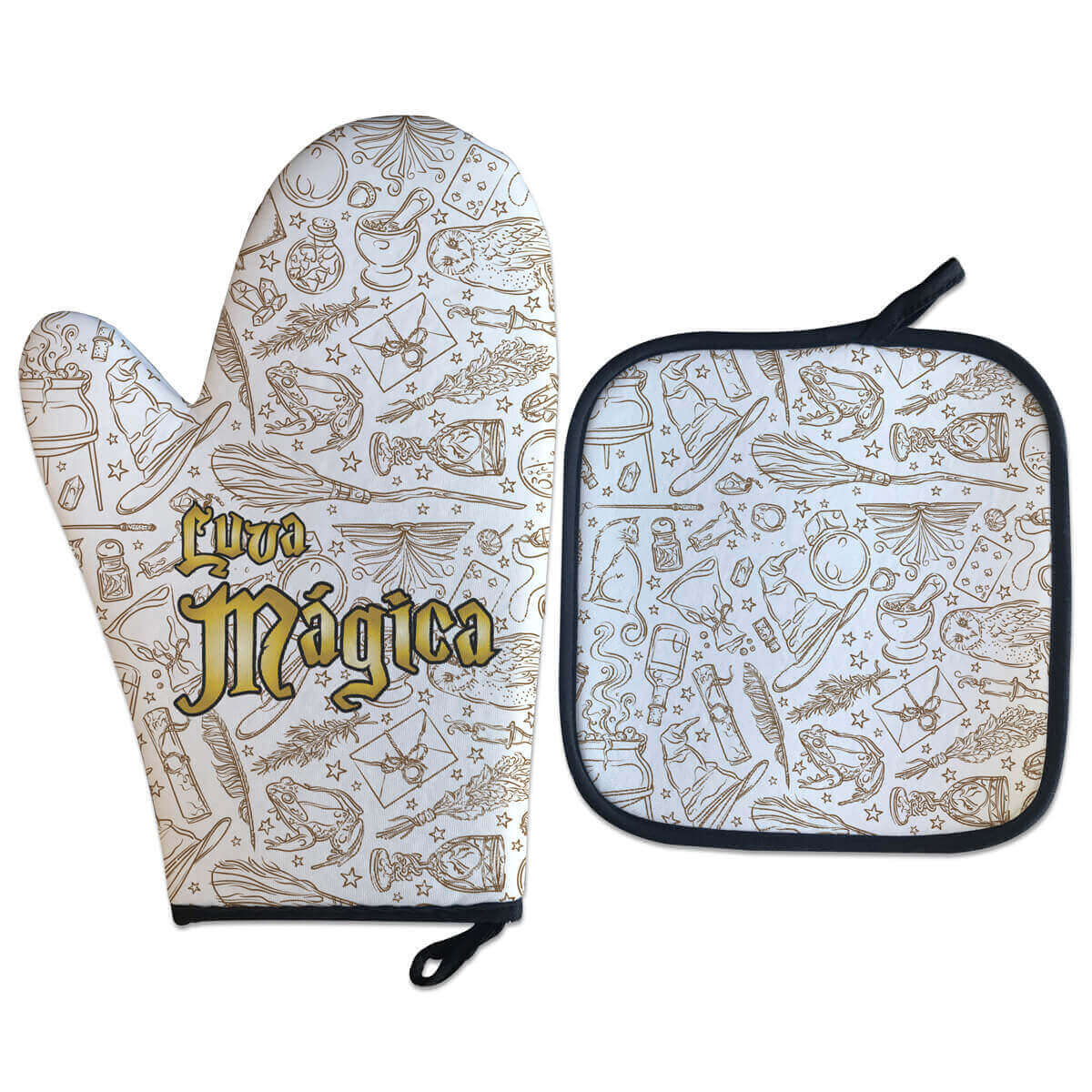 Luva Térmica Mágica Branco - Presente Criativo Geek Luva Térmica Mágica Branco - Presente Criativo Geek
