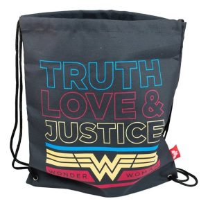 Mochila Saco Mulher Maravilha - Presente Criativo Geek 3