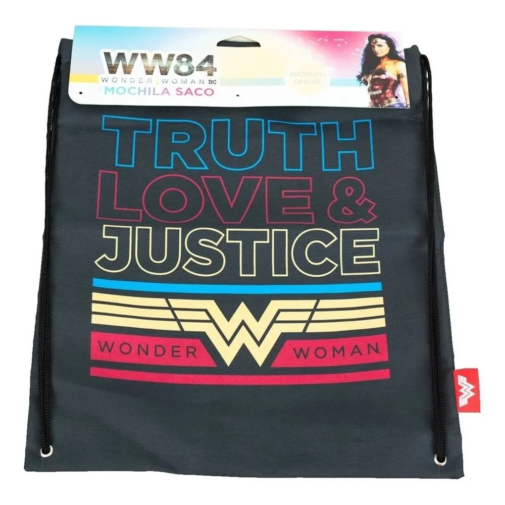 Mochila Saco Mulher Maravilha - Presente Criativo Geek 4