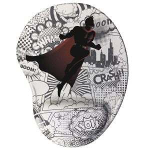 Mouse pad Comics Herói - Presente Criativo Geek