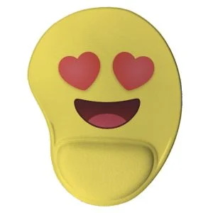 Mouse pad geek ergonômico Emoji Apaixonado Presente Criativo