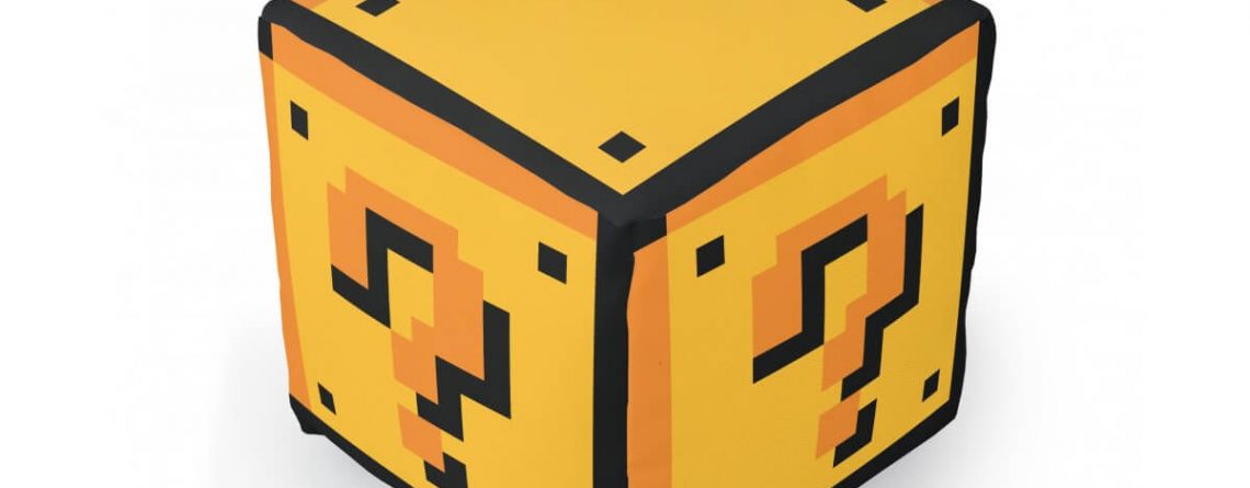 Peso de Porta Cubo Mario - Presente Criativo Geek