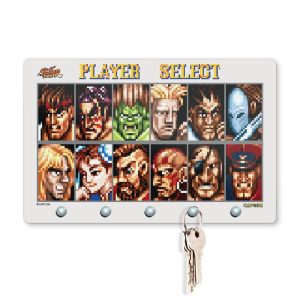 Porta Chaves Street Fighter Player Select 8bit - Presente Criativo Geek