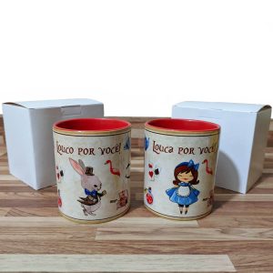 caneca geek casal maluco presente criativo namorados
