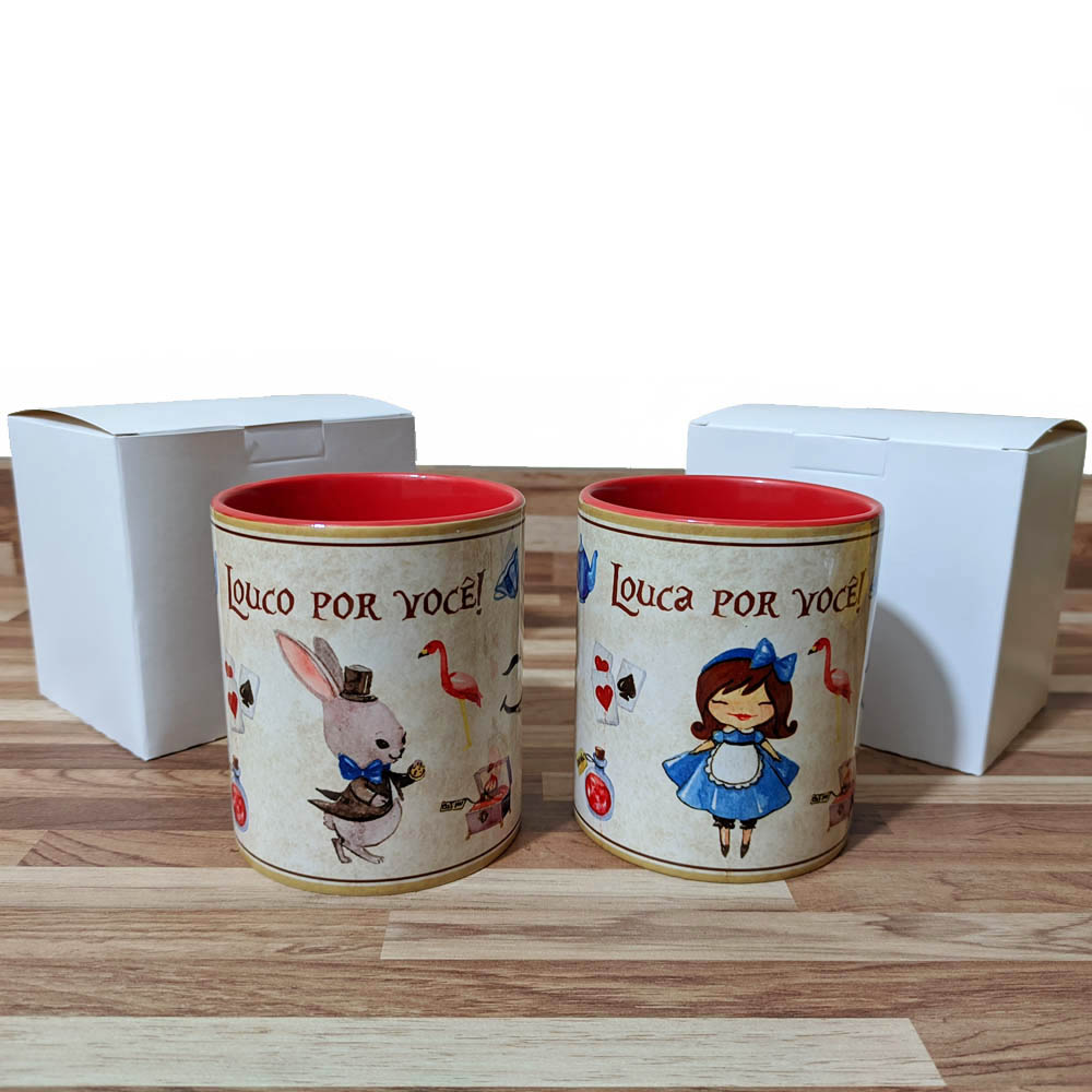 caneca geek casal maluco presente criativo namorados