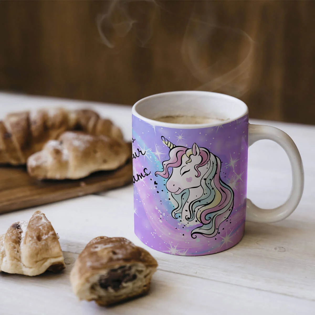 Caneca Unicórnio Sonhos - Presente Criativo Geek 2