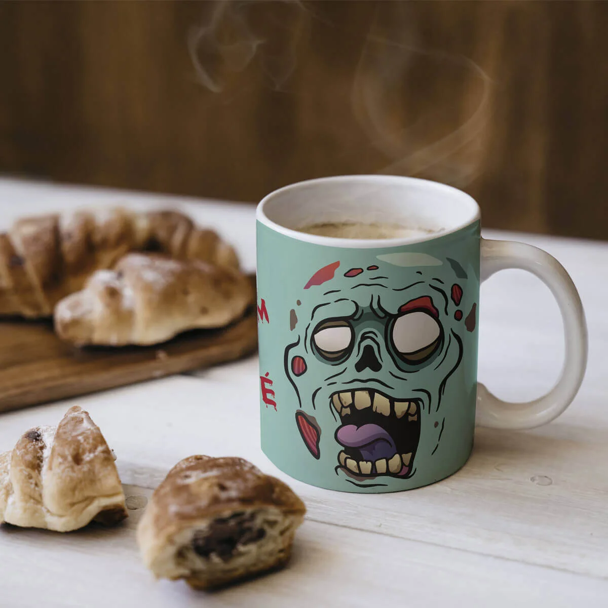 Caneca Zumbi Café - Presente Criativo Geek 3