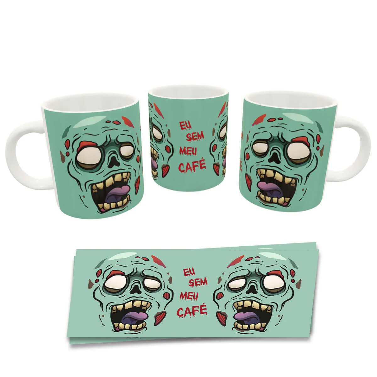 Caneca Zumbi Café - Presente Criativo Geek Caneca Zumbi Café - Presente Criativo Geek
