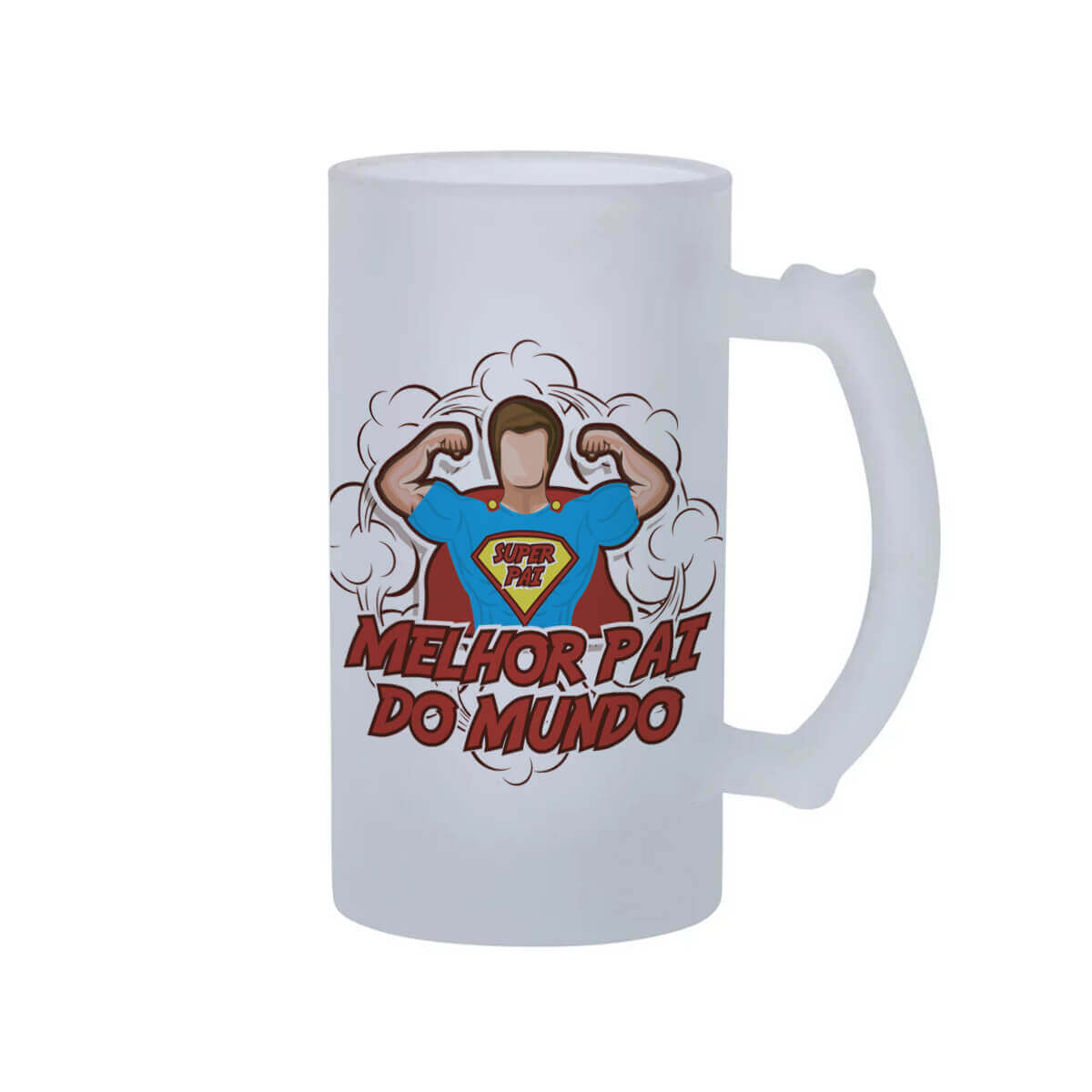 Caneca de Chopp Melhor Super Pai do mundo - Presente Criativo Caneca de Chopp Melhor Super Pai do mundo - Presente Criativo