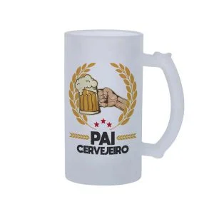 Caneca de Chopp Pai Cervejeiro - Presente Criativo