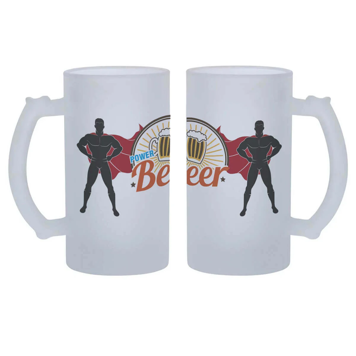Caneca de Chopp Power Beer - Presente Criativo