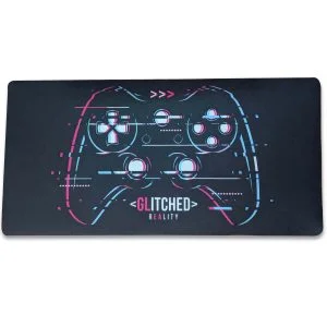 Mouse Pad Gamer Glitched Reality - Presente Criativo Geek