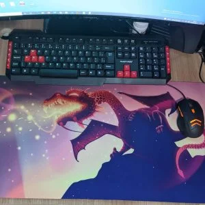 Mouse Pad Gamer Grande Dragão - Presente Criativo Geek 2