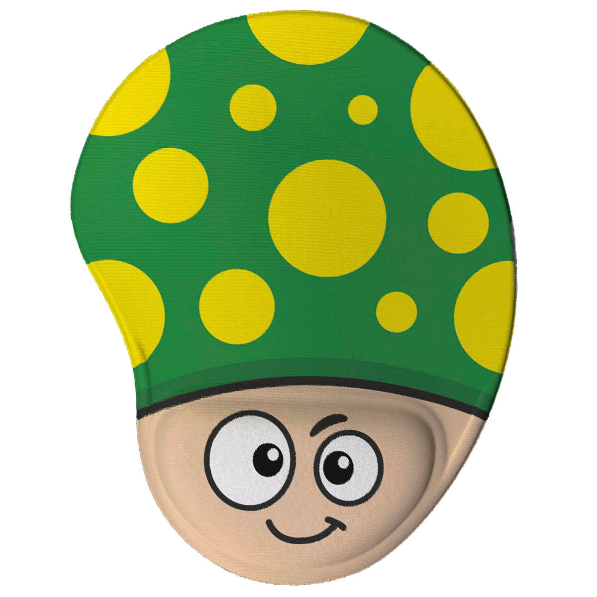 Mouse pad cogumelo verde