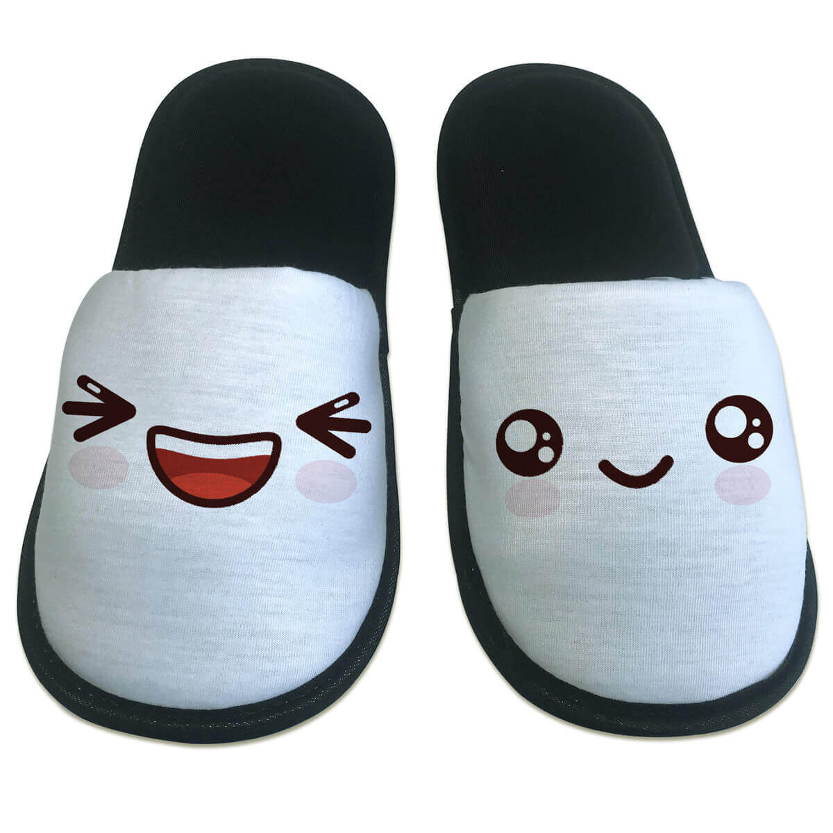 Pantufa Rosto Kawaii - Presente Criativo Geek Pantufa Rosto Kawaii - Presente Criativo Geek