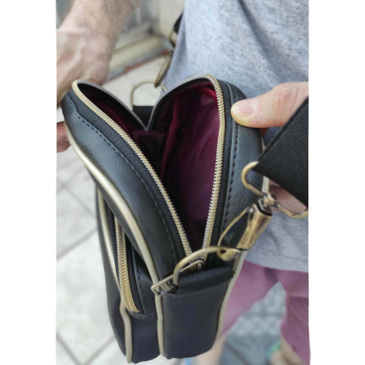 bolsa transversal sholder geek harry potter presente criativo geek 1