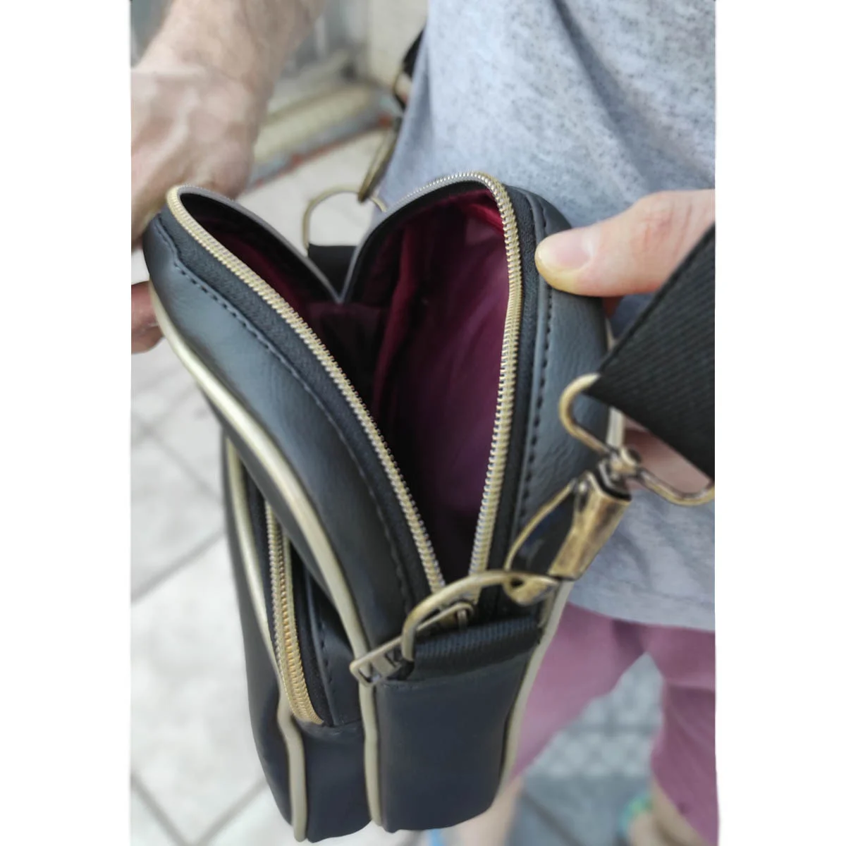 bolsa transversal sholder geek harry potter presente criativo geek 1