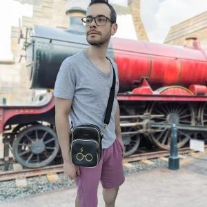 bolsa transversal sholder geek harry potter presente criativo geek